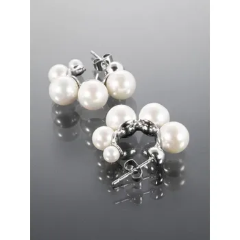 Náušnice Prosperk Náušnice kruhy z perel S1563