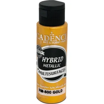 Vodová barva Cadence Metalická barva Cadence Hybrid Metalic, 70 ml - gold, zlatá