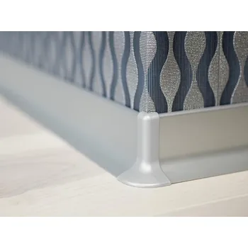 Podlahová lišta Q63 vnější roh - 2ks v balení inox