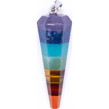 Přívěsek Milujeme Kameny Čakrové kyvadlo - mix minerálů - přívěsek 434919