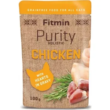 Krmivo pro kočku Fitmin Cat Purity Kapsička Chicken with Hearts in Gravy 12x100g