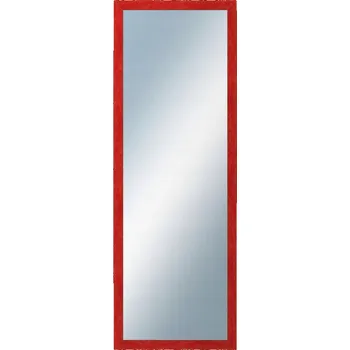 Zrcadlo DANTIK - Zrcadlo v rámu 50x 140 | RETRO červená