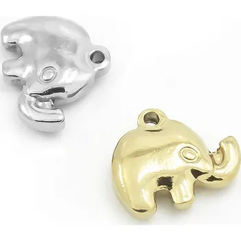 Materiál na výrobu šperku Přívěsek slon 12x15mm - 1Ks - Nerez SL