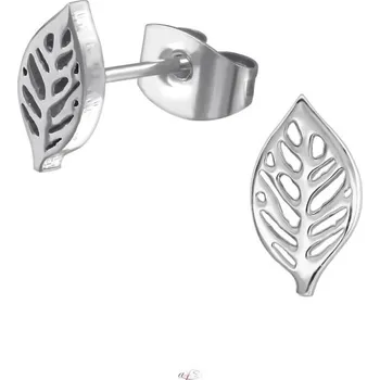 Náušnice Prosperk Náušnice ocelové lístečky silver S3074