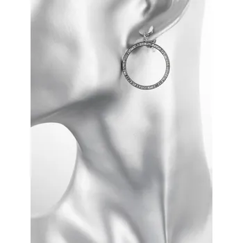 Náušnice Prosperk Náušnice z oceli moderní kruhy S3459