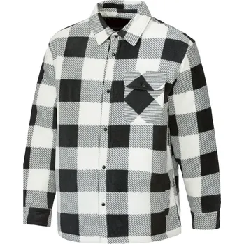 PARKSIDE® Pánský flanelový overshirt (bílá, S(44/46))