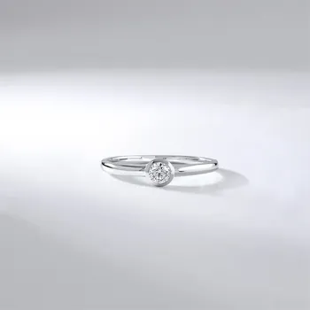 Prsten Lillian Vassago Zásnubní diamantový prsten z bílého zlata LLV59-DR118W Velikost prstenu: 54