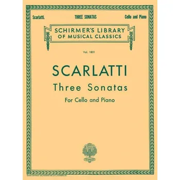 Three Sonatas - 3 sonáty pro violoncello a klavír