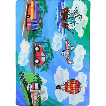 Koberec BO-MA Trading Int. s.r.o. Kluci Vícebarevné/Modrá 110x160 cm