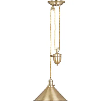 Elstead Závěsné světlo Provence, výška nastavitelná, mosaz antická mosaz 1 x 100 W - Doprava zdarma