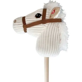 plyšák STEPPOS Hobby Horse se zvukem - světlý