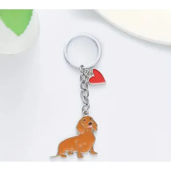 Přívěsek na klíče s jezevčíkem