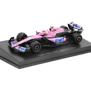 autíčko Alpine A523 #10 BWT Alpine F1 Team 1:64 - Spark Model Alpine A 523 No.10 BWT Alpine F1 Team - kovový model auta