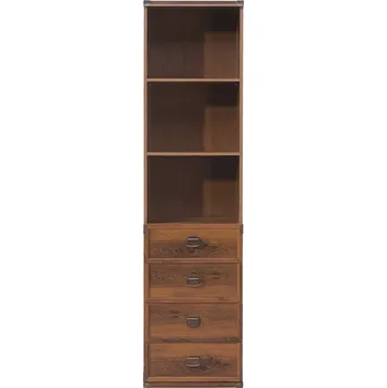 regál Black Red White Indiana JREG4SO/50 dub sutter