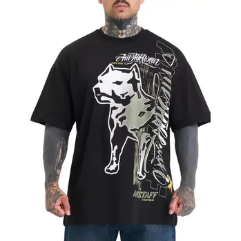 Pánské tričko Amstaff pánské tričko Lykon Black