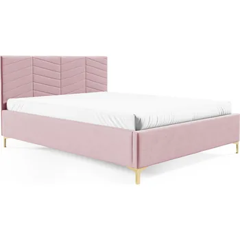 Postel Postel PK 31 180x200 cm - zlaté nohy Růžová