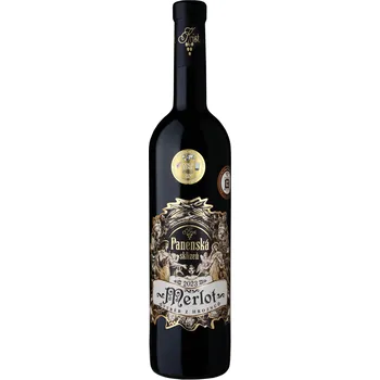 Víno Vinařství Krist Merlot, 2023, Panenská sklizeň, výběr z hroznů, suché, Krist, 0,75l