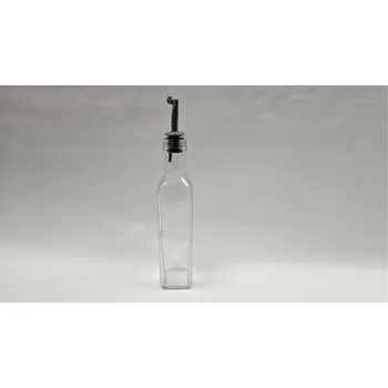 Zavařovací sklenice Lahev na olej MARASCA s nálevkou 0,25 l, čirá