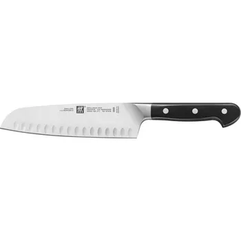 Kuchyňský nůž Zwilling Pro nůž Santoku s výbrusem, kolébkový, 18 cm, 38408-181