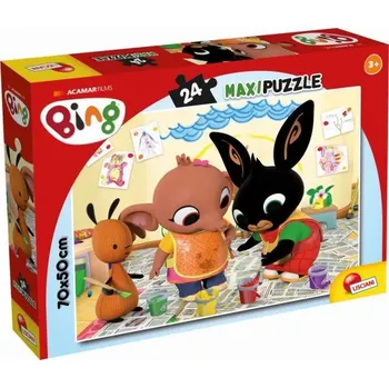 Puzzle Lisciani Gigantní podlaha BING je malba 24 dílků