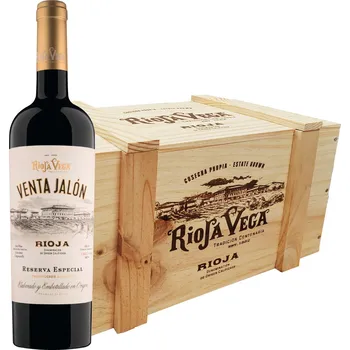 Bodega Rioja Vega Rioja Venta Jalón Reserva 4x0,75l (dřevěný box)