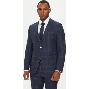 Pánský oblek Boss Oblek C-Huge 50521650 Tmavomodrá Slim Fit 50