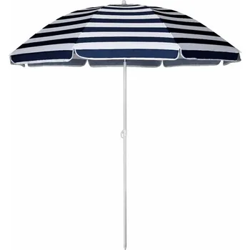 Slunečník APT AG228 170 cm modrý/bílý