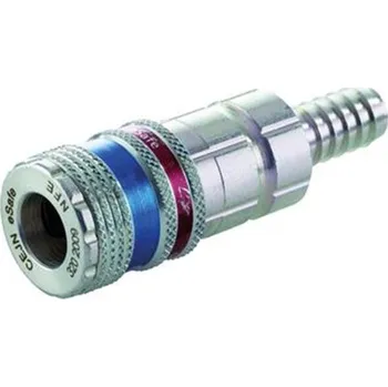 Pneumatické kladivo Schneider 2809916906 - Rychlospojka s čepem na hadici pr. 6 mm - bezpečnostní