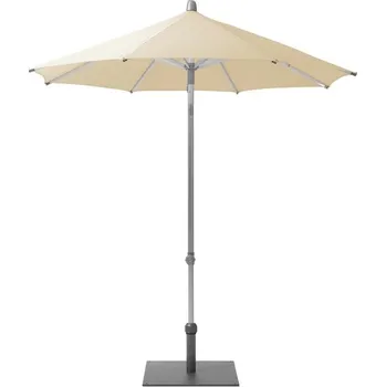 Slunečník Glatz Slunečník Alu-Push, Glatz, kulatý 220 cm (2,2 m), rám eloxovaný hliník, potah polyester 220 g/m2 vínová (burgundy)