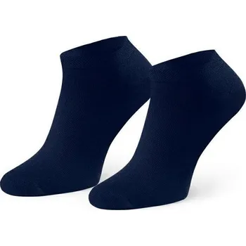 Dámské ponožky Tmavě modré dámské kotníkové bambusové ponožky Art. 094 AD30, NAVY BLUE Velikost: 38/40