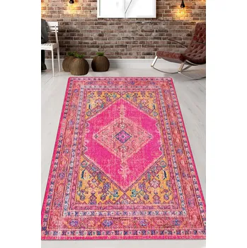 Bytový textil ASIR Koberec (140 x 190) SONRISA růžový Perský vzor