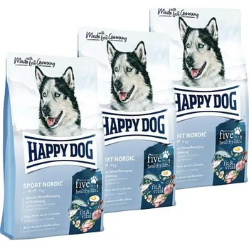 Krmivo pro psa Happy Dog Sport Adult Nordic 3 x 14 kg