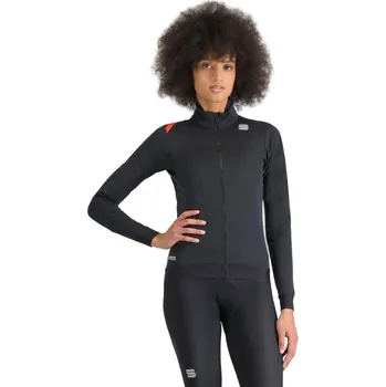 Cyklistická bunda Dámská cyklistická bunda SPORTFUL-Fiandre medium w jacket, black Černá M