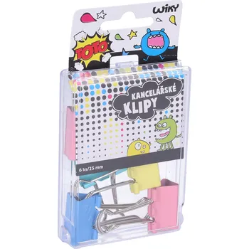 Kancelářská sponka Klip kancelářský 25mm 6ks