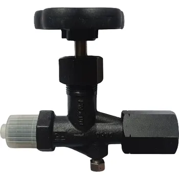 Ventil SUKU manometrový ventil 2-cestný G1/2" PN400, ocelový F/M (60152)