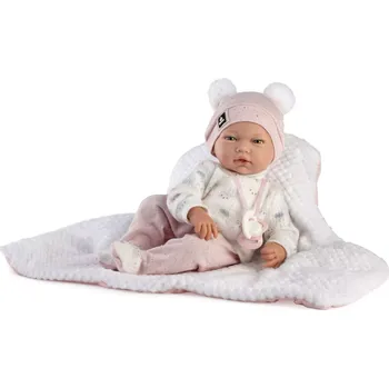 Panenka Realistická Panenka Miminko Guca Gala s Měkkým Látkovým Tělem 38 cm