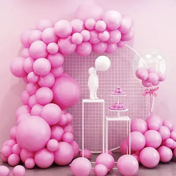 Balónek Balónková girlanda růžová 77ks - Cakesicq