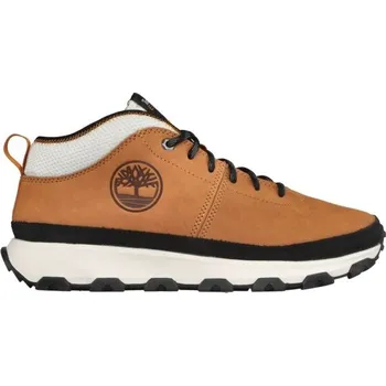 Pánská zimní obuv Timberland WINSOR TRAIL MID Pánská zateplená obuv 184822 Hnědá Černá Bílá 41.5