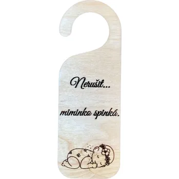 pant Závěs na kliku - Miminko spinká