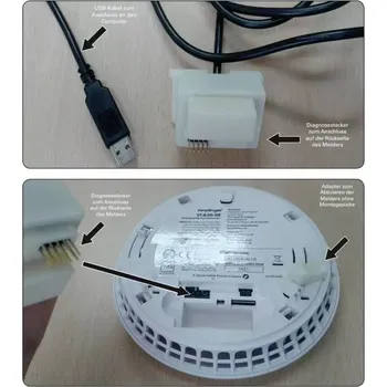 Zabezpečení domácnosti FireAngel Diagnostický kabel/software