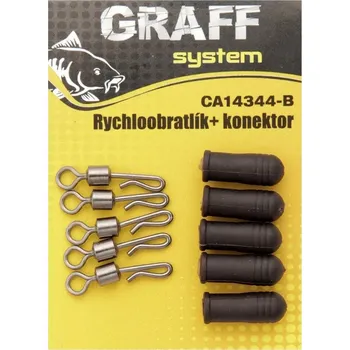 Graff Rychloobratlík + konektor 5ks Černá VÝPRODEJ