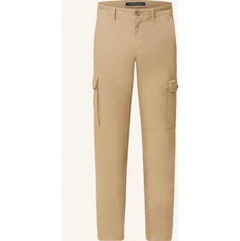 Pánské kalhoty Strokesman's Pánské Cargo Kalhoty Cavalery Slim Fit, béžová, 32