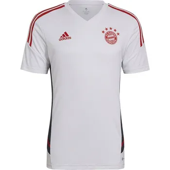 Pánské tričko Pánské tréninkové tričko FC Bayern M HB0621 bílé - Adidas S
