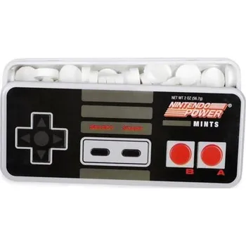 Bonbon Boston America Corp bonbonky s mátovou příchutí v krabičce ve tvaru ovladače Nintendo 57 g