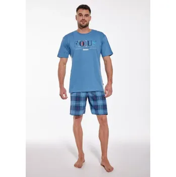 Pánské pyžamo Pyžamo pánské Cornette 161 Focus modré Barva: Modrá, Velikost: L