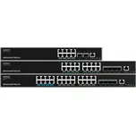 Grandstream GWN7813P Layer 3 Managed Network PoE Switch, 24 portů / 4 SFP+, VLAN, DHCP, Stacking
