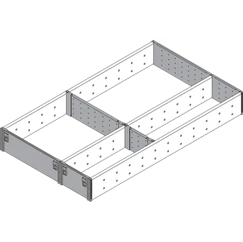 Příborník do zásuvky BLUM Příborník TBX ORGA-LINE sada rozdělovníků částečná 291 x 500 mm