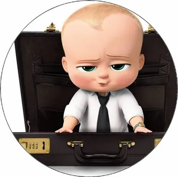 Jedlá dekorace na dort Jedlý papír Mimi šéf v kufru 19,5 cm