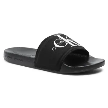 Pánské pantofle Calvin Klein Canvas Sliders YM0YM00061BDS