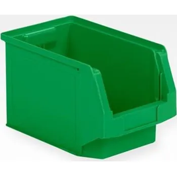 SSI SCHAFER 95512 - Přepravka stohovatelná LF 322 GWZ PP, zelená, rozměr 291 x 181 x 185 (LxWxH mm)